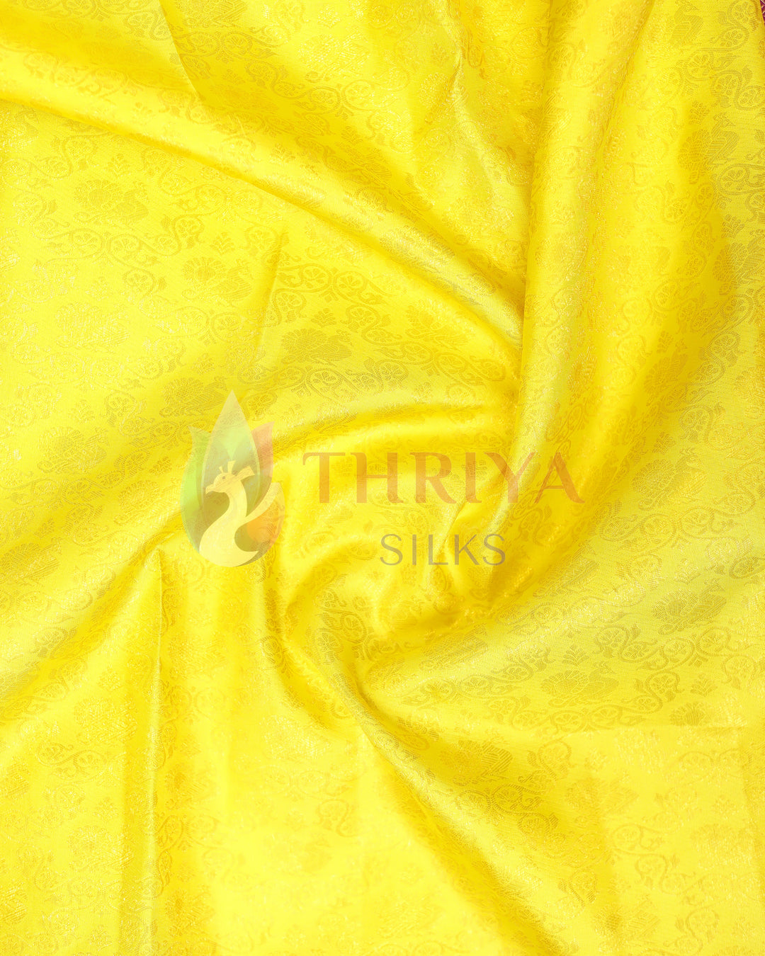 Radium Yellow Kanchipuram Silk Saree - TS240802