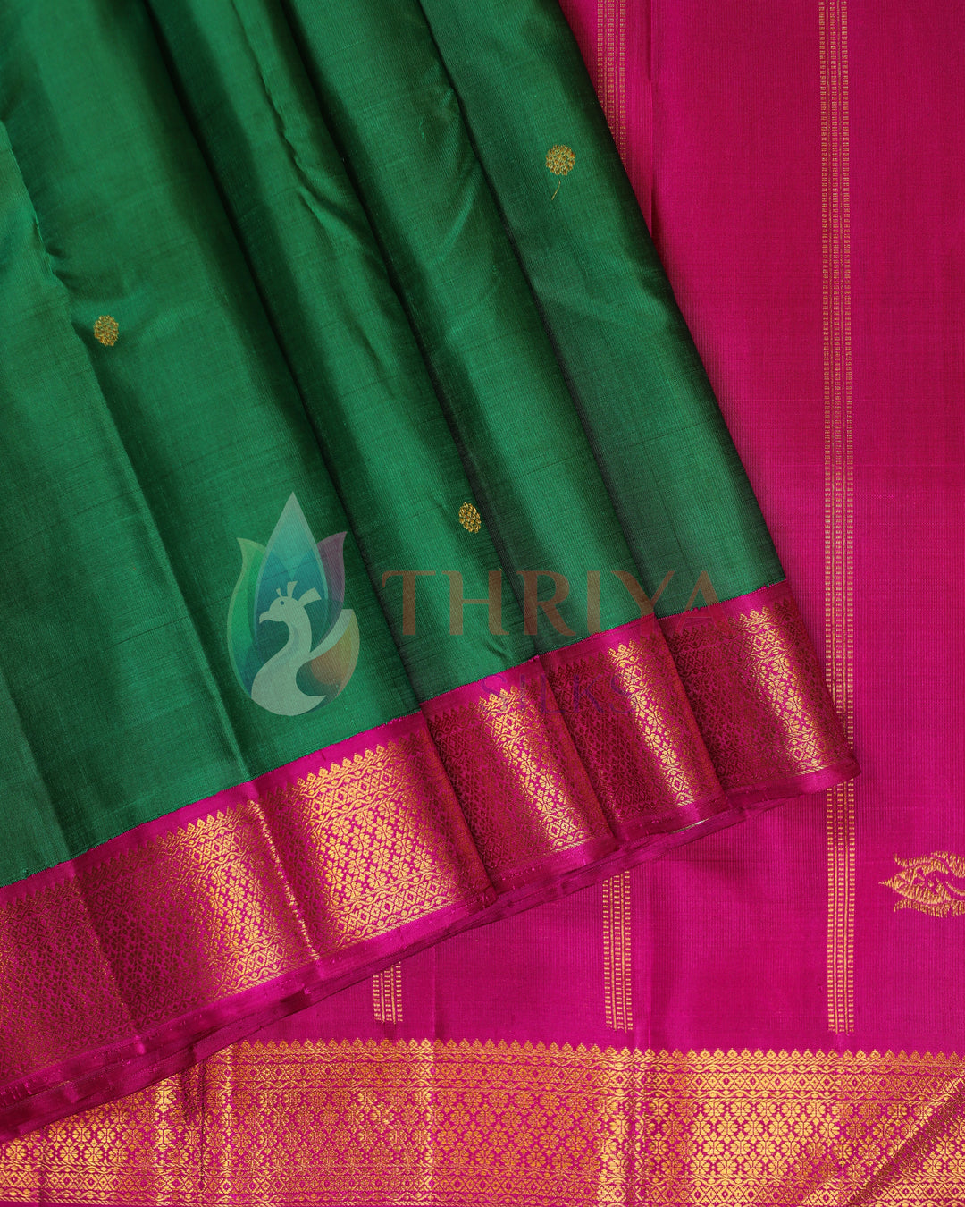 Green  Kanchipuram Silk Saree - TSW311001