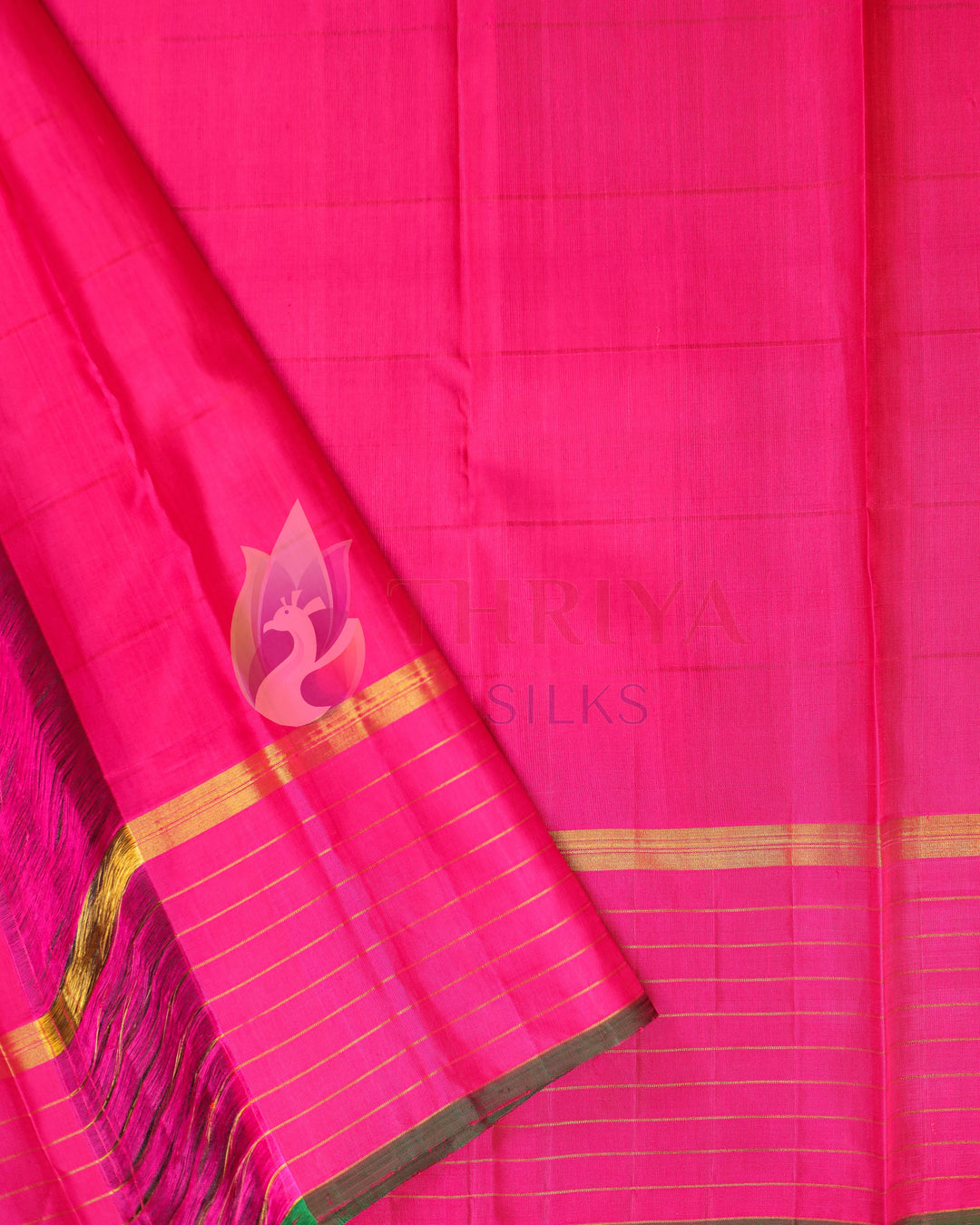 Navy Blue Kanchipuram Silk Saree - TSW1244