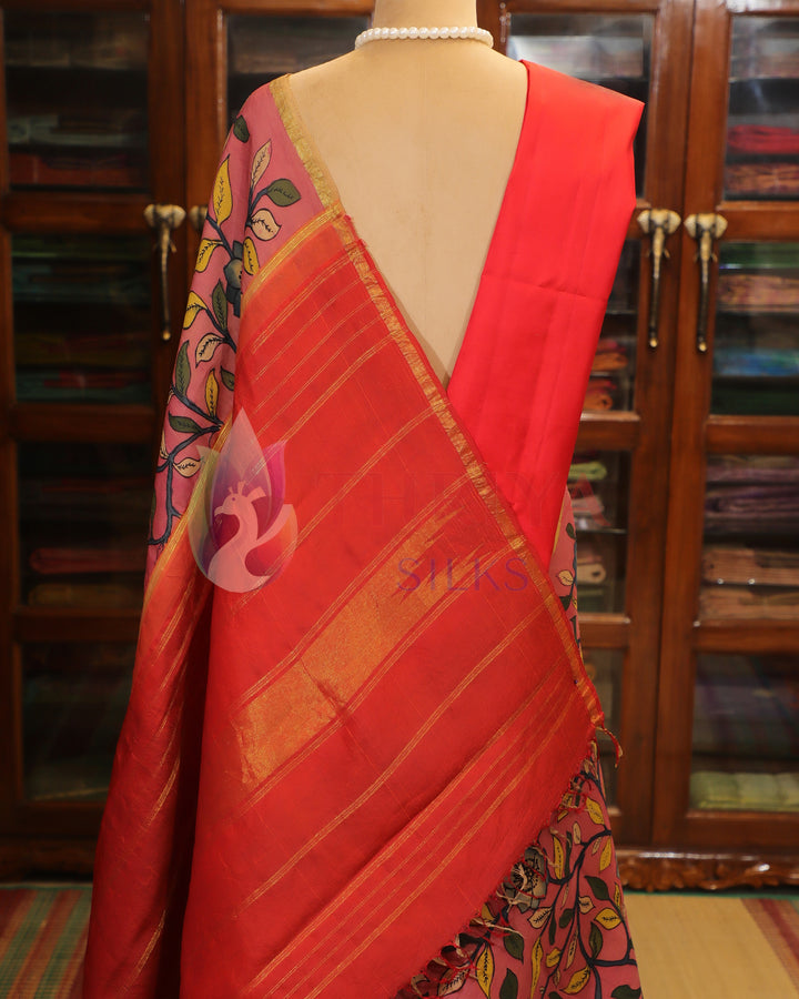 Half And Half Kalamkari Saree - TSW180601