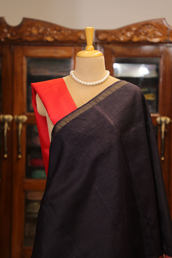 Half And Half Kalamkari Saree - TSW060805