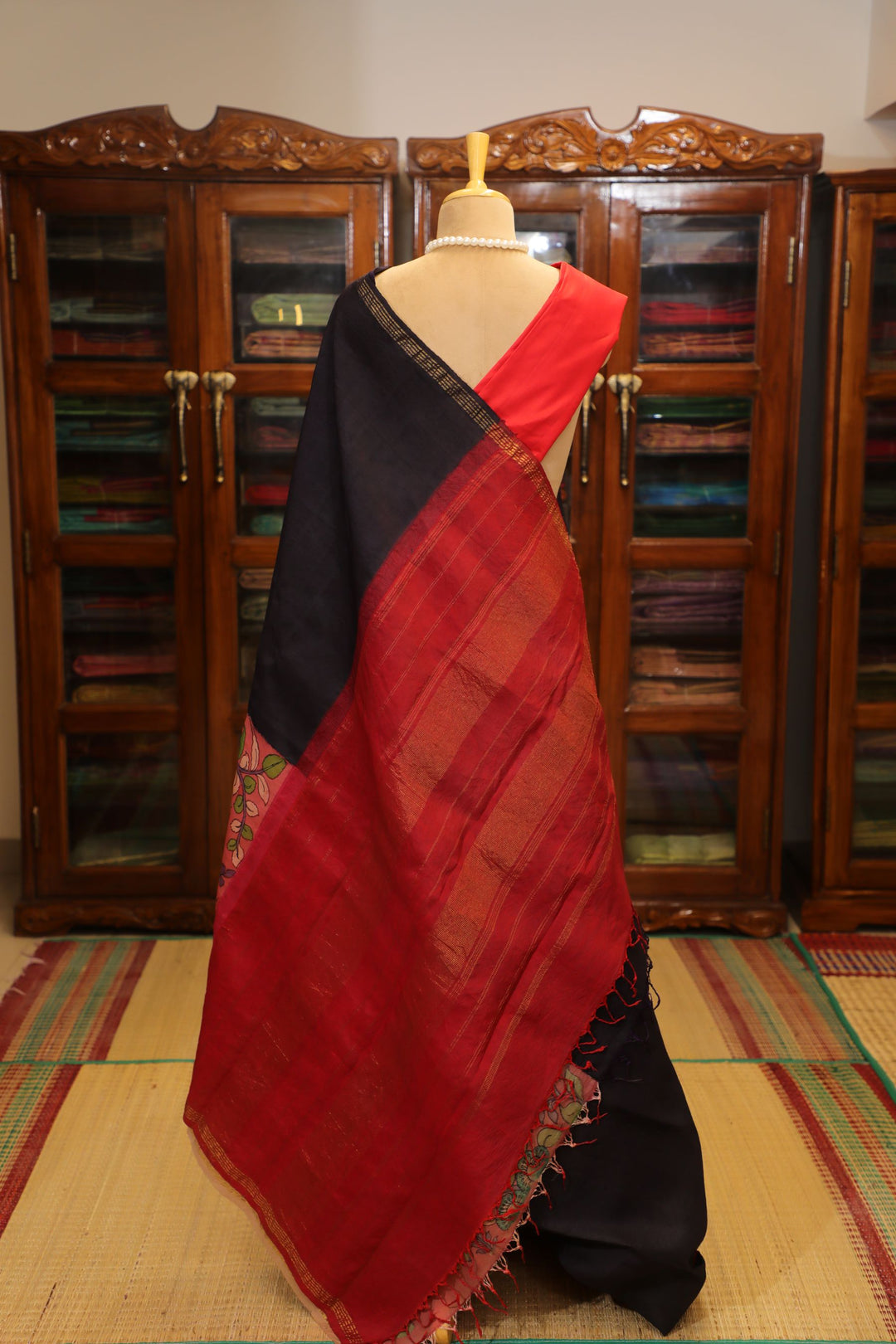 Half And Half Kalamkari Saree - TSW060805