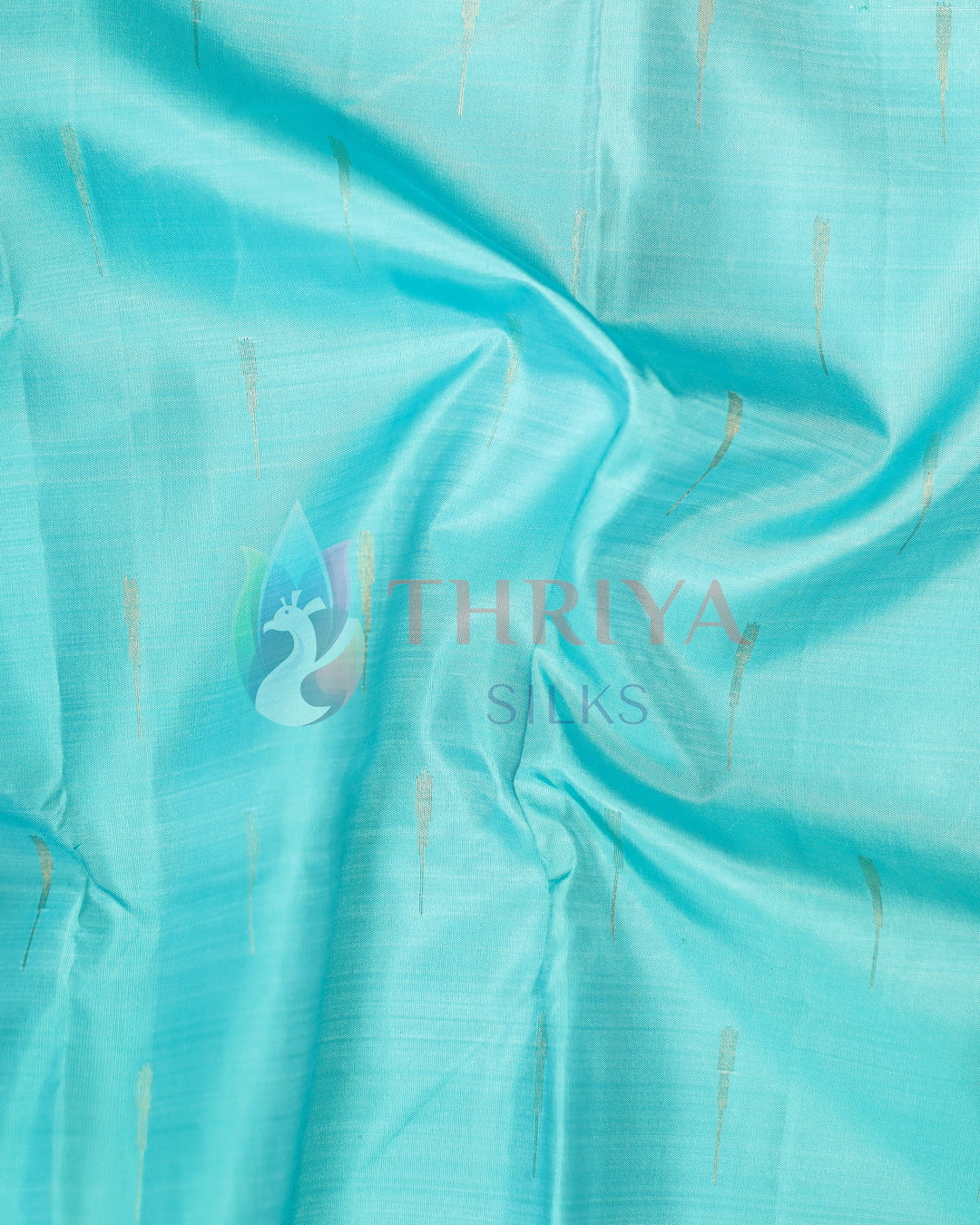 Skyblue Kanchipuram Silk Saree - TSW1284