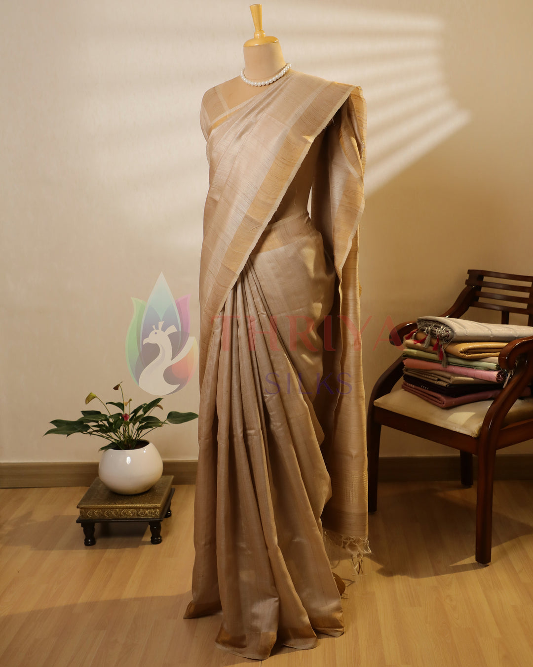 Ivery Tussar Saree - TSW150305