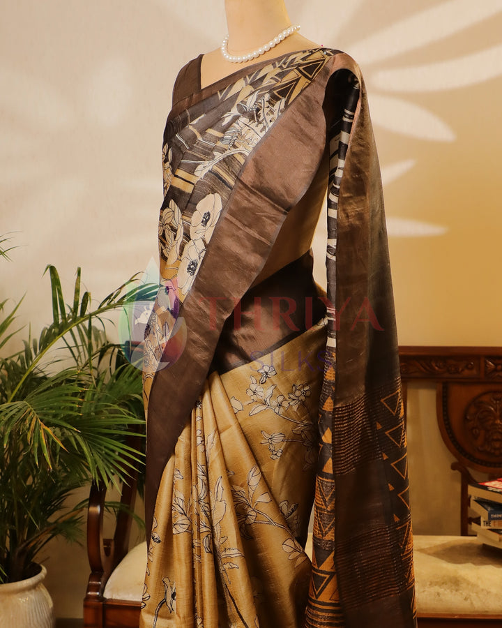 Ivery & Gray Tussar Saree - TWFMN0793