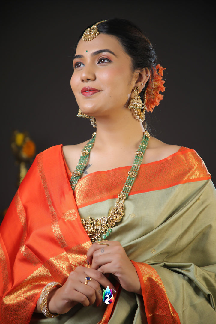 Pista Green Kanchipuram Saree -TS290901