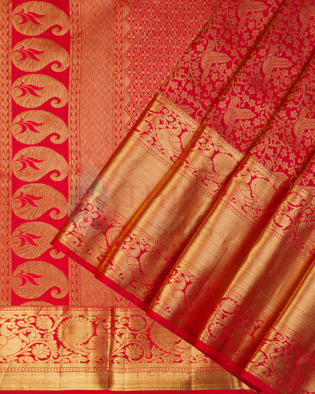 Red Kanchipuram Silk Saree - KTA0091(15)
