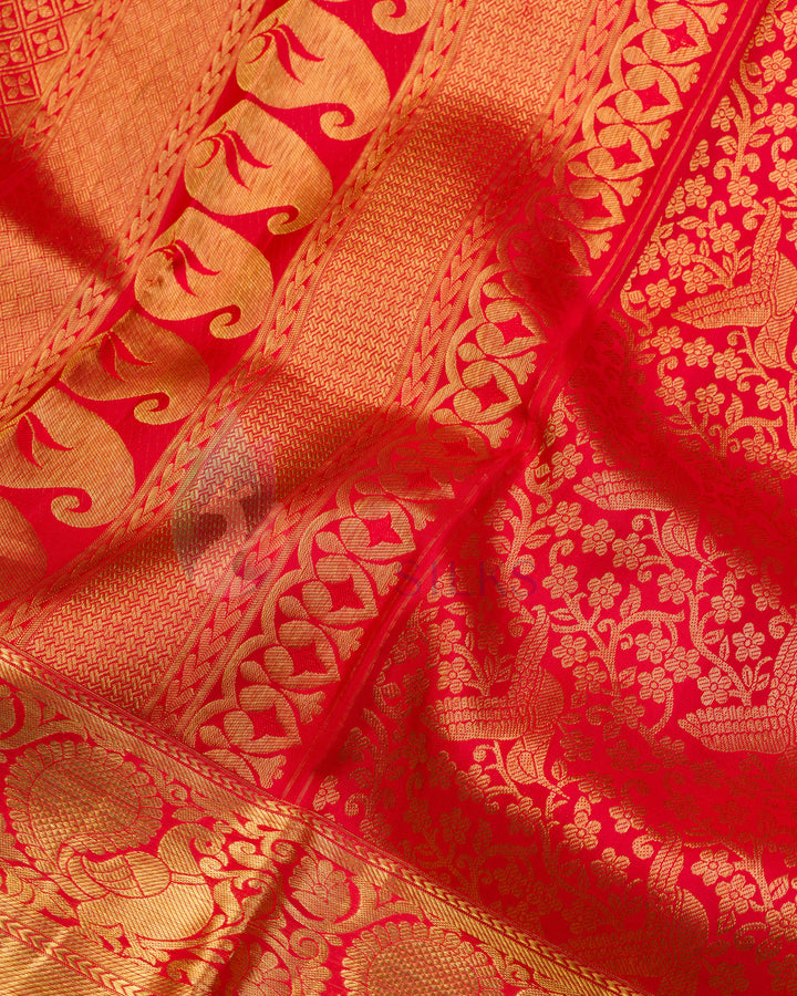 Red Kanchipuram Silk Saree - KTA0091(15)