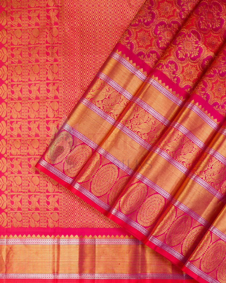 Red Kanchipuram Silk Saree  - BW2425 (8)