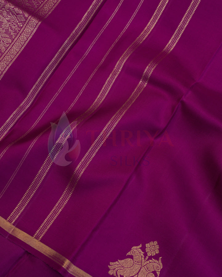 Magenta Kanchipuram Silk Saree - TSW180501