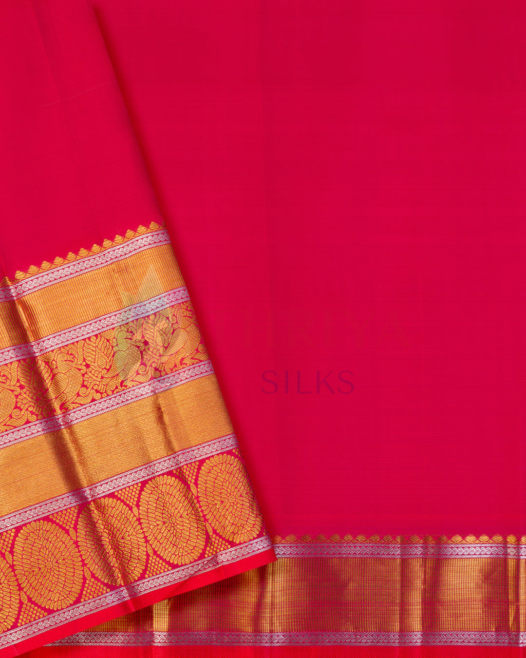 Red Kanchipuram Silk Saree  - BW2425 (8)