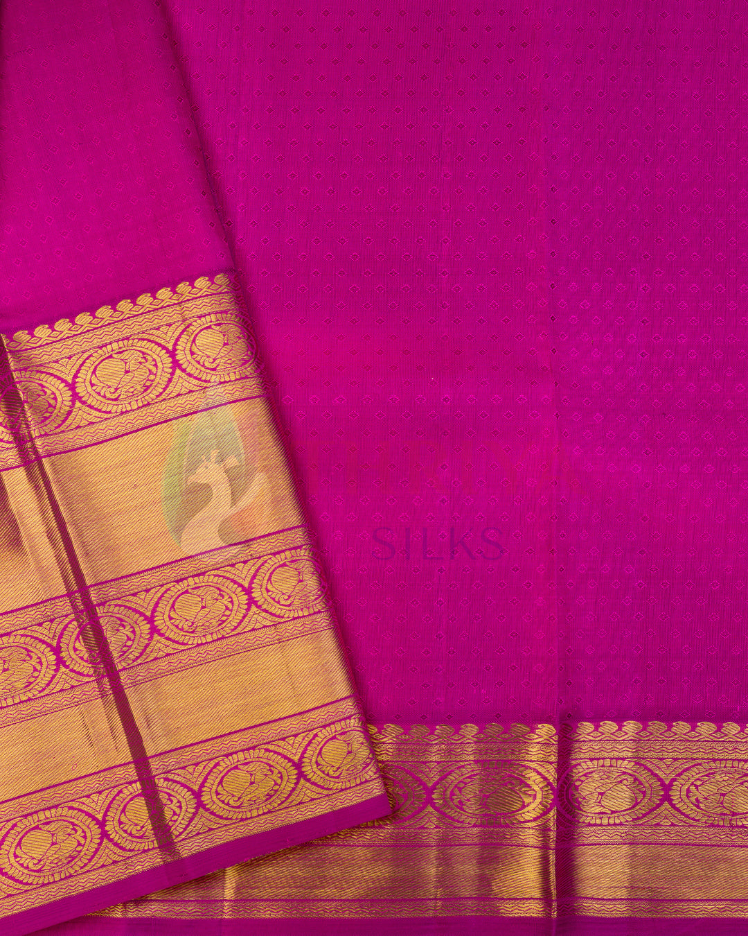 Green Kanchipuram Silk  Saree With Pure Zari - TSWO938