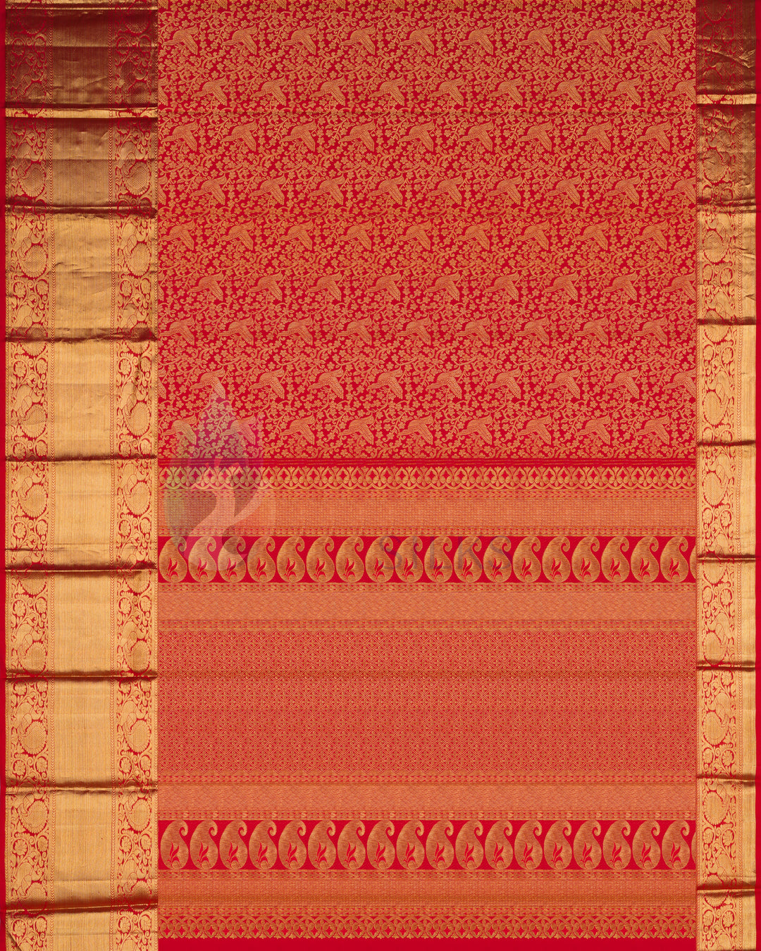 Red Kanchipuram Silk Saree - KTA0091(15)