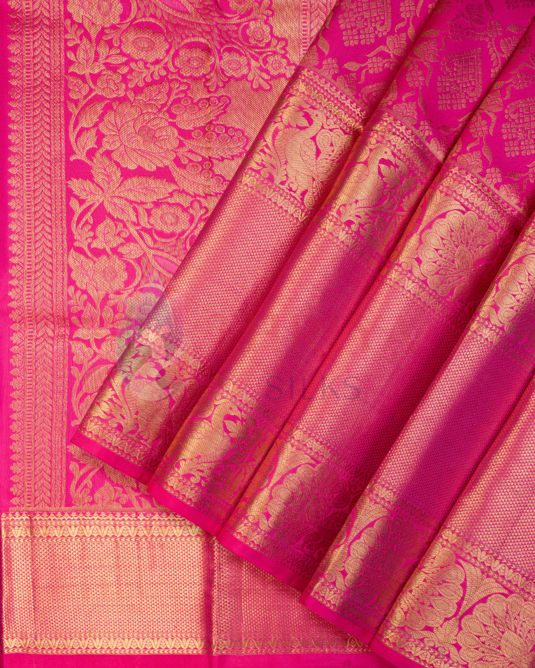 Pink Kanchipuram Silk Saree - BW2438(9)