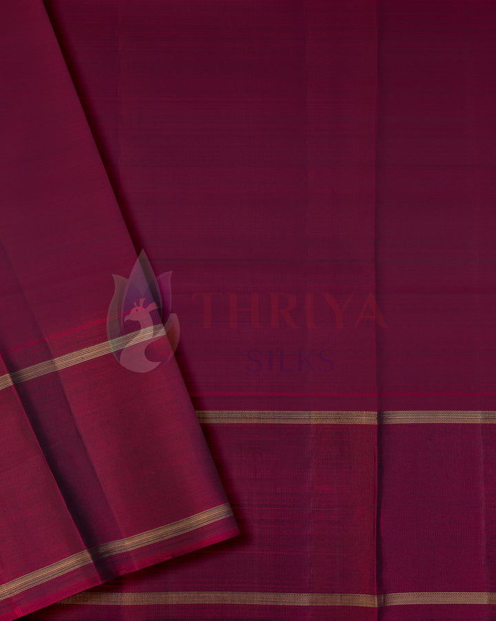 Dark Green Kanchipuram Silk Saree with 3G Zari - TSW1301