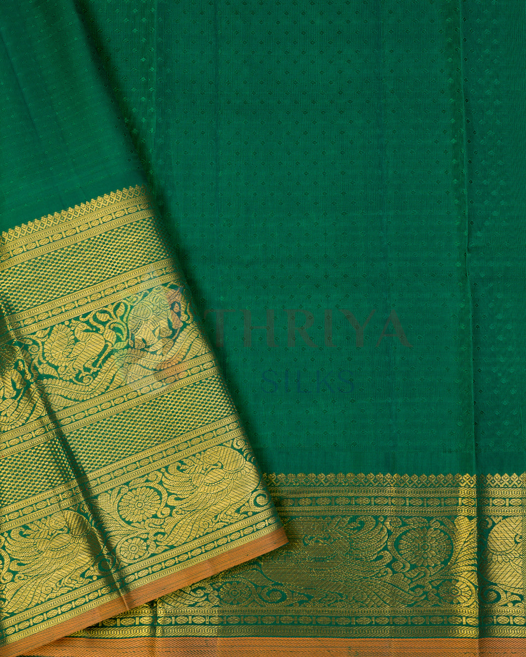 Yellow Kanchipuram Silk Saree With Pure Zari - TSW1221