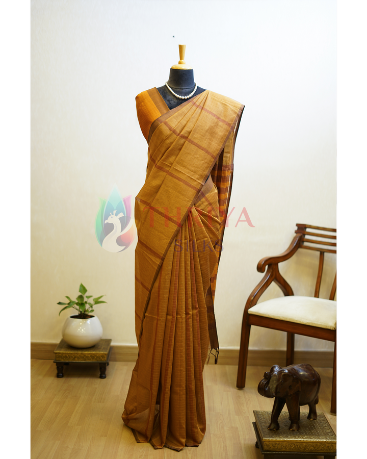 Chikku Tussar Silk Saree - TSPQ280736