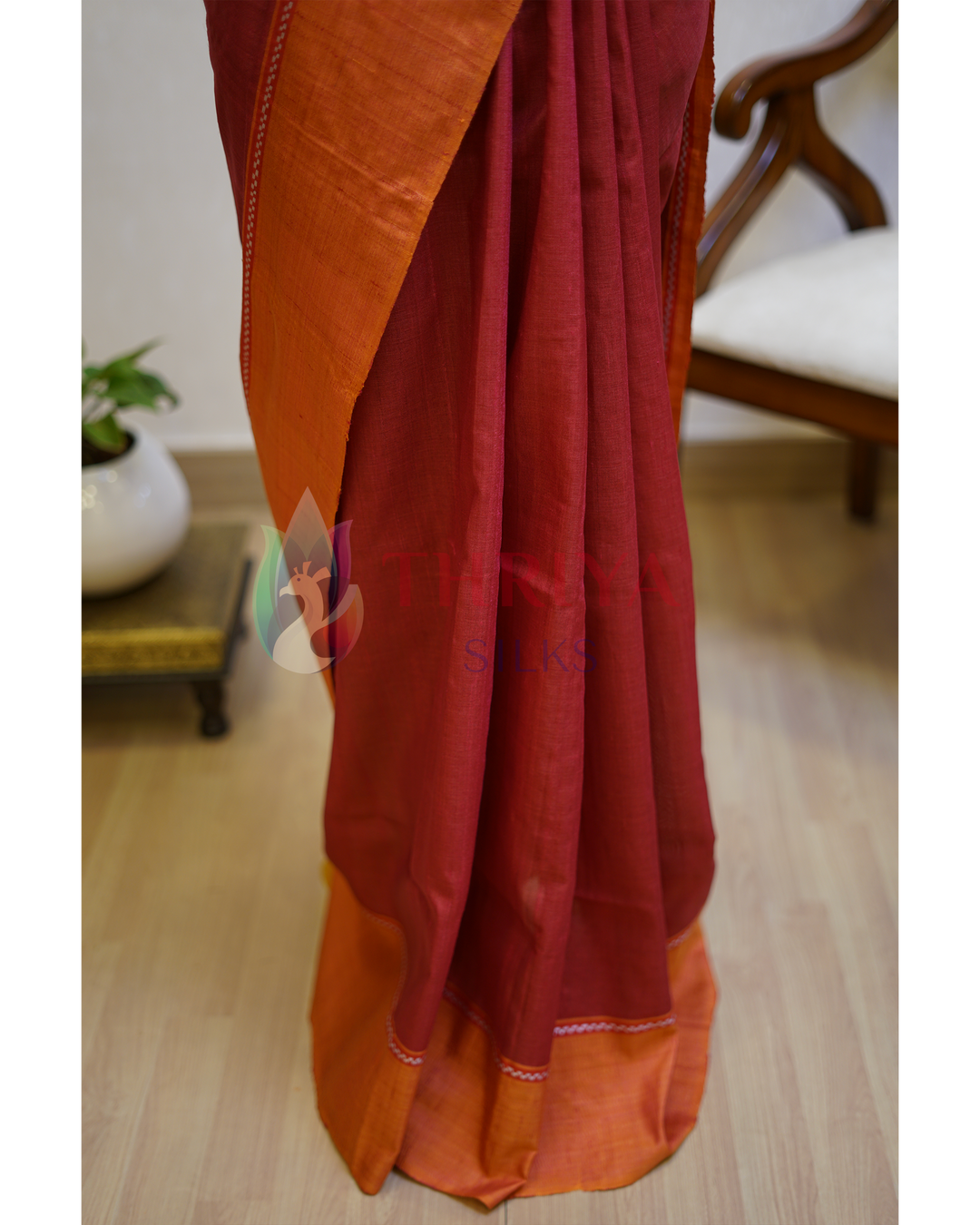 Pink Tussar Silk Saree - TSPQ280731
