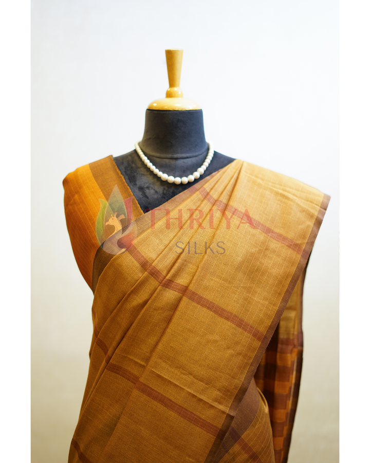 Chikku Tussar Silk Saree - TSPQ280736
